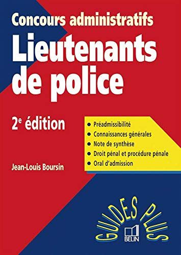 Beispielbild fr Lieutenants de police : le concours. 2me dition zum Verkauf von medimops