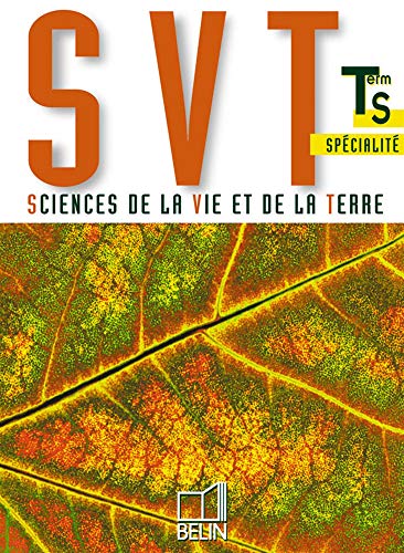 9782701131368: Sciences de la Vie et de la Terre Terminale S.: Enseignement de spcialit