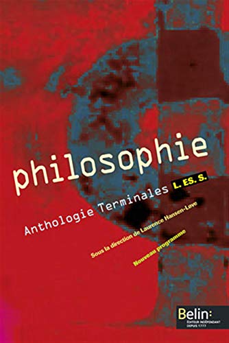 Imagen de archivo de Philosophie Anthologie Tles L-ES-S a la venta por Ammareal