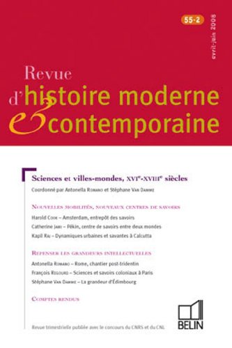 Imagen de archivo de Revue d'histoire moderne et contemporaine - tome 55 - n2, Avril-Juin 2008. a la venta por PAROLES