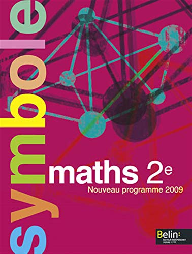 Stock image for Maths 2e : Programme 2009 for sale by Ammareal