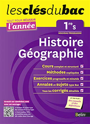 Imagen de archivo de Cls du Bac - Histoire Gographie 1re S - Russir l'anne a la venta por Ammareal