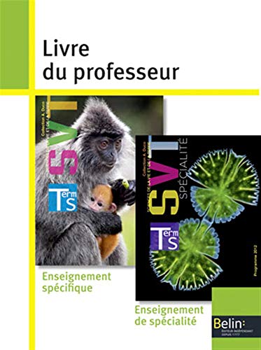Beispielbild fr Sciences de la Vie et de la Terre Tle S : Livre du professeur, programme 2012 zum Verkauf von medimops