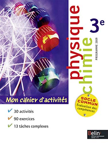 Beispielbild fr Physique Chimie 3e : Mon cahiers d'activits zum Verkauf von Buchpark