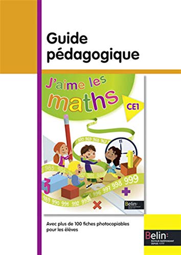 Beispielbild fr J'aime les maths CE1: Guide pdagogique zum Verkauf von Ammareal