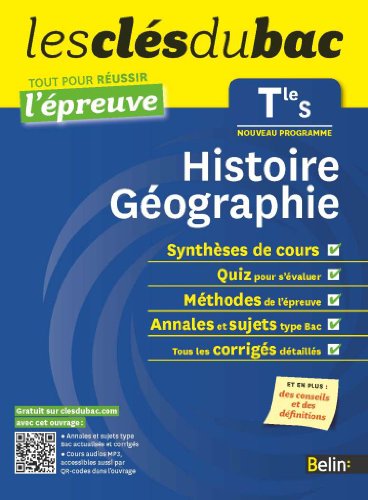 Imagen de archivo de Histoire-g?ographie Terminale S : Tout pour r?ussir l'?preuve - Nicolas Balaresque a la venta por Book Hmisphres