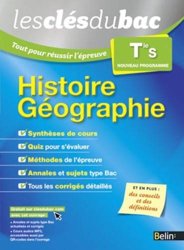 Beispielbild fr Histoire Gographie - Terminale S: Les cls du bac zum Verkauf von Ammareal