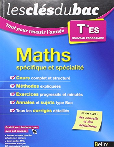 9782701194615: Maths Tle ES: Enseignement spcifique et spcialit
