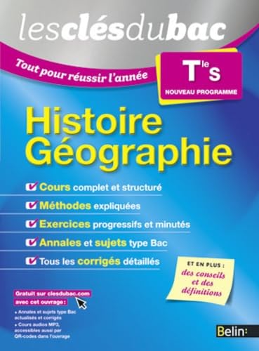 9782701194639: Histoire Gographie Tle S: Les cls du bac