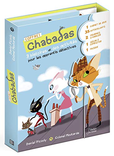 9782701196091: Coffret Chabadas: 3 histoires et des activits pour les apprentis dtectives