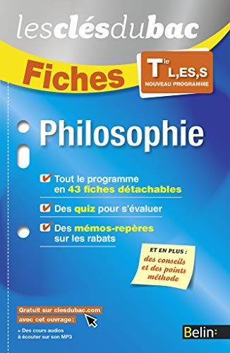 9782701196794: Philosophie Tle L, ES, S: Les cls du bac