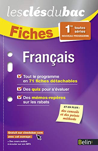 9782701196855: Franais 1re L , ES , S - Les Cles du Bac (French Edition)