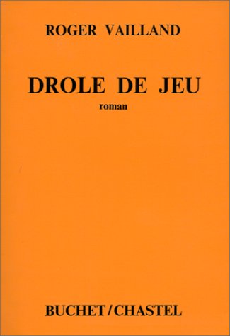 Beispielbild fr Drle de jeu zum Verkauf von Ammareal