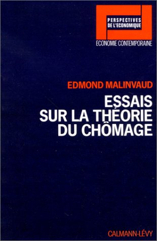 Stock image for Essais sur la thorie du chmage for sale by medimops