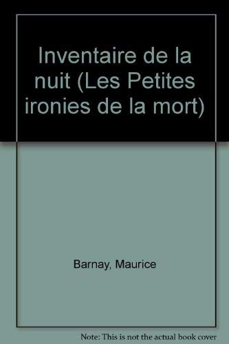 Beispielbild fr Inventaire de la nuit zum Verkauf von LiLi - La Libert des Livres