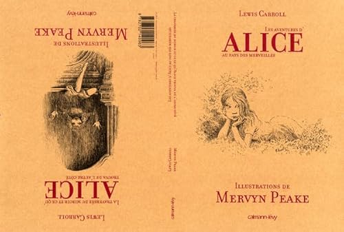 Stock image for Alice au Pays des merveilles suivi de La Traverse du miroir: Illustrations de Mervyn Peake for sale by medimops