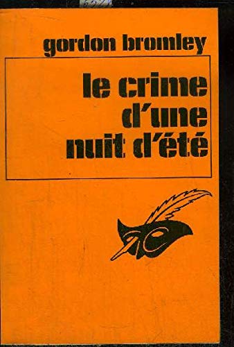 Stock image for Le Crime d'une nuit d't (Le Masque) for sale by Librairie Th  la page