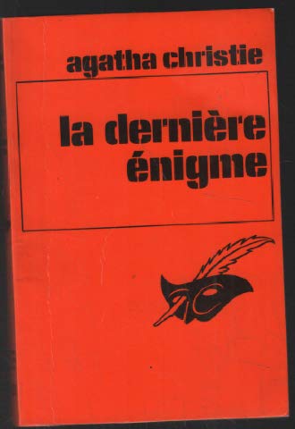 Beispielbild fr La derniere nigme zum Verkauf von medimops