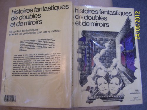 Imagen de archivo de Histoires fantastiques de doubles et de miroirs. a la venta por AUSONE