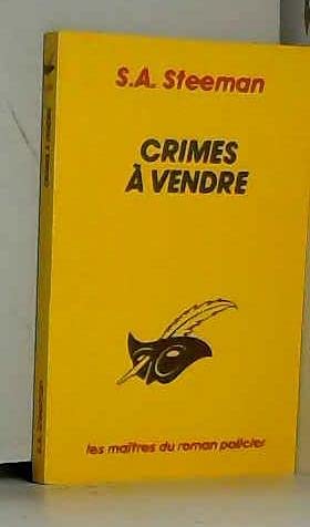 Beispielbild fr Crimes a vendre zum Verkauf von Librairie Th  la page