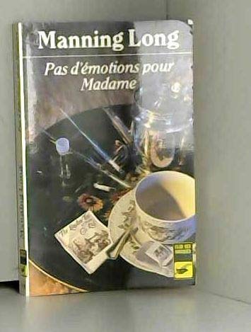 9782702415290: Pas d'emotions pour madame (Lgf/Club Masque)