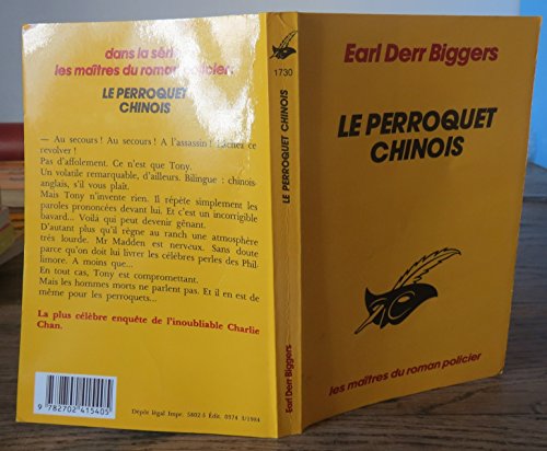 Stock image for LE PERROQUET CHINOIS for sale by books-livres11.com