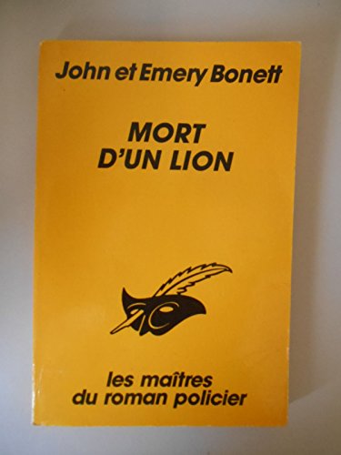 Stock image for Mort d'un lion for sale by Librairie Th  la page