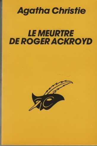 Stock image for Le meurtre de roger ackroyd for sale by Ammareal