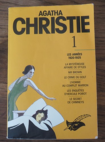 9782702420867: Agatha Christie. Tome 1, Les Annees 1920-1925