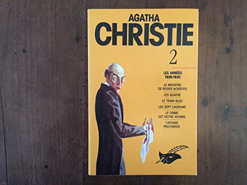 9782702420874: Agatha Christie. Tome 2, Les Annees 1926-1930