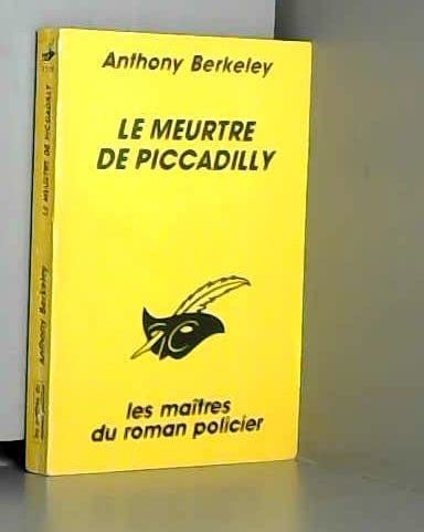 9782702422755: Le meurtre de Piccadilly