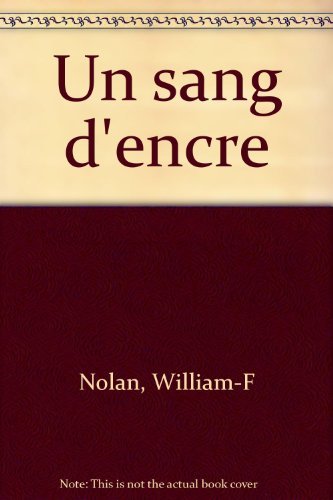 9782702426890: Un sang d'encre