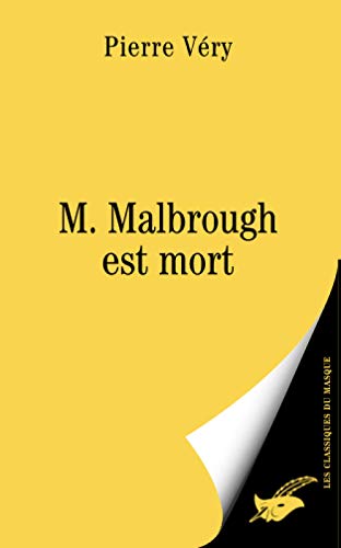 Imagen de archivo de M. Malbrough est mort [Broch] Very, Pierre a la venta por BIBLIO-NET