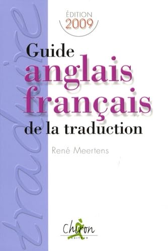 Beispielbild fr Guide anglais franais de la traduction zum Verkauf von Ammareal