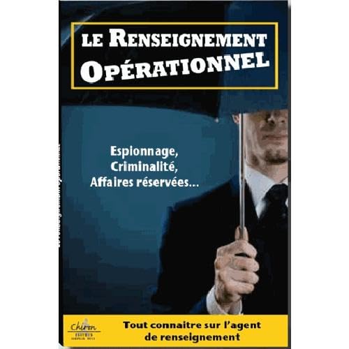 Stock image for Le renseignement operationnel Espionnage criminalite affaires for sale by Librairie La Canopee. Inc.