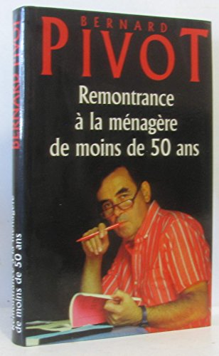 Stock image for Remontrance  la mnagre de moins de cinquante ans for sale by Ammareal