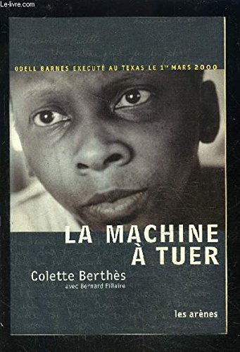 Stock image for La machine  tuer: odell barnes, excut le 1er mars 2000 for sale by medimops