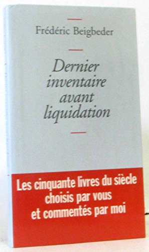 Beispielbild für Dernier Inventaire Avant Liquidation zum Verkauf von medimops