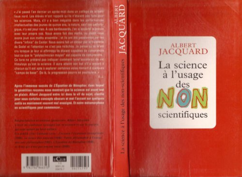 Imagen de archivo de La science  l'usage des non-scientifiques a la venta por Librairie Th  la page