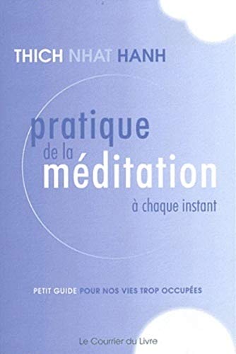 Beispielbild fr Pratique de la mditation  chaque instant : Petit guide pour nos vies trop occupes zum Verkauf von Better World Books