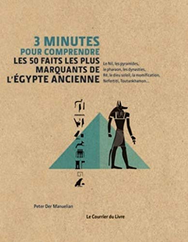 Beispielbild fr 3 minutes pour comprendre les 50 faits les plus marquants de l'Egypte ancienne Manuelian, Peter Der; Hissey, Ivan et Destruhaut, Christine zum Verkauf von BIBLIO-NET