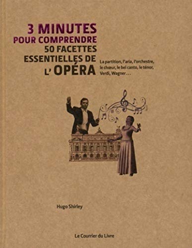 Stock image for 3 minutes pour comprendre 50 facettes essentielles de l'Opra Shirley, Hugo; Hissey, Ivan; Allison, John; Christiansen, Rupert; Picard, Anna; Hall, George; Wilson, Alexandra; Holten, Kasper and Rudel-Tessier, Michel for sale by Librairie LOVE