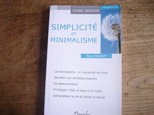 9782703308812: Simplicit et minimalisme