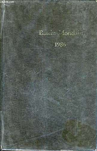 Stock image for Bottin Mondain 1986 for sale by Les Kiosques