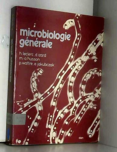 Imagen de archivo de Microbiologie gnrale a la venta por medimops