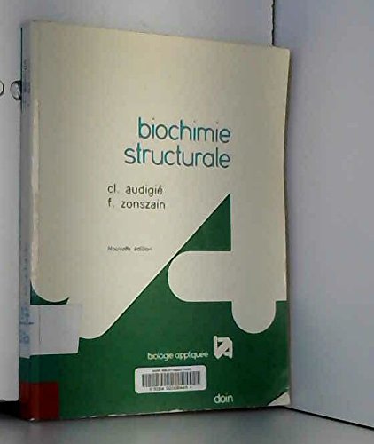 Beispielbild fr Biochimie structurale zum Verkauf von Ammareal