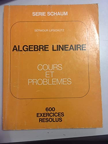 Stock image for Algbre linaire for sale by Librairie LOVE
