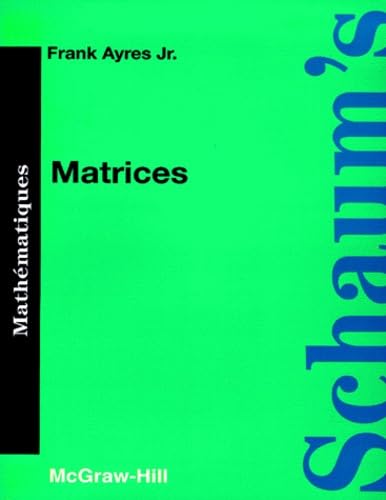 9782704200115: MATRICES. Cours et problmes