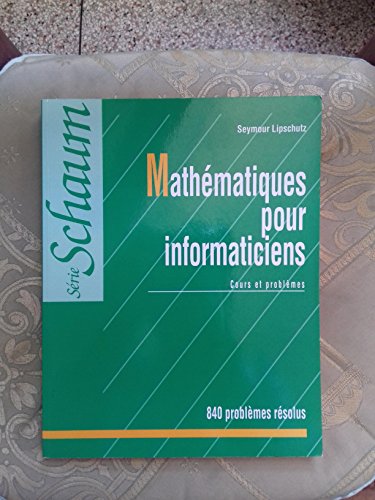 Beispielbild fr Mathmatiques pour informaticiens zum Verkauf von medimops