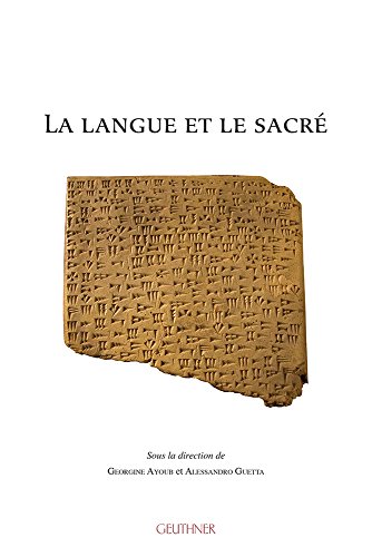 9782705339715: La Langue Et Le Sacre